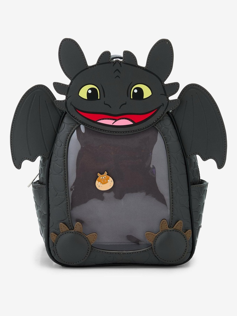 Loungefly how to train your dragon toothless mini backpack with pins